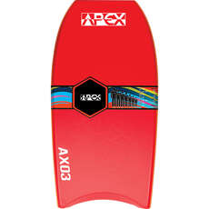 Alder 40 "apex-03 Pe Pro Bodyboard - Rot / Limette