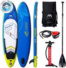 Pacchetto Sup Per Gonfiabile Paddle Aquamarina Beast - Blu / Giallo