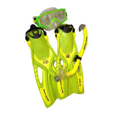 Body Glove Pro Junior Mask Snorkel & Flipper Set - Uk J9-12 [Eu 27-31]