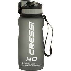 Cressi Frosted Water Bottle - 600Ml - Holzkohle