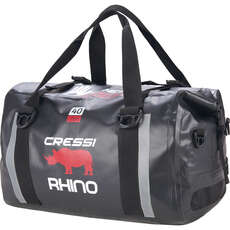 Cressi Rhino Dry Reisetasche - 40L - Schwarz