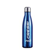 Cressi Aluminium Doppelwandflasche - 500Ml - Blau