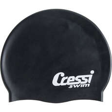 Cressi Silicon Badekappe - Schwarz