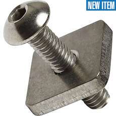 Global Surfboard Fin Plate &Amp; Screw