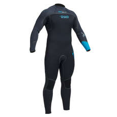 Gul FLEXOR III 5/4 Back Zip Blindstitch Wetsuit - Black/Graphite