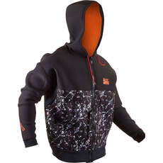 Gul Flexor Zip Neopren Hoody - Schwarz Camo - Fx6402-B7