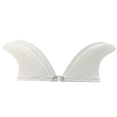 Nozioni Di Base Futures Compatibili Nylon Quad Fins - Bianco