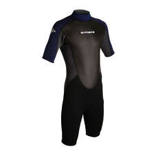 Gul G-Force 3Mm Flatlock Shorty Wetsuit - Schwarz / Blau