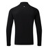 Gill Herren Uv Tec Langarmshirt Mit Reißverschluss Am Hals - Schwarz