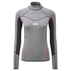 Gill Damen Eco Rash Vest Langarm - Grau - 5025W