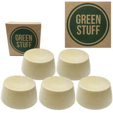 Green Stuff Eco Surfbrettwachs [Packung Mit 5 Stück]