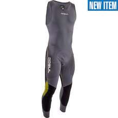 Gul Code Zero 1mm Flatlock Long John Wetsuit - Grey - CZ4309