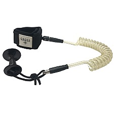 Gul Cross + Coiled Body Board Handgelenk Leine - Weiß - Shop 2Nd