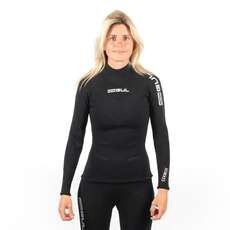 Gul Damen Code Zero 1Mm Thermo Neoprenanzug Oberteil - Schwarz - Ac0112