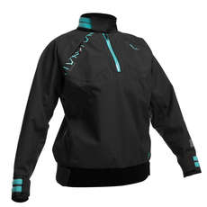 Gul Womens Ballistic Klebeband Spray Top - Schwarz / Schwarz