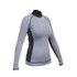 Gul Evotherm Womens Flatlock Long Sleeve Rash Guard - Grey/Black