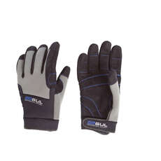 Gul Winter-Vollfinger Junior Segelhandschuh 2023 - Schwarz / Charcoal