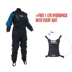 Gul Hydro Kite Stretch U-Zip Drysuit  - Con Zip & Free Hydro