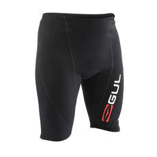 Gul Response 2Mm Flatlock Neoprenanzug Shorts  - Schwarz