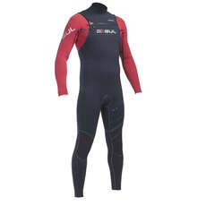 Gul PROFILE CZ Mens 5/3mm Blind Stitch Steamer 2014 - BLK/RD - LG-TALL