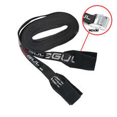 Gul Tie Down Straps - 3M X 25Mm (Paar) - Schwarz