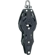 Harken 2691 75Mm Carbo Fiddle Block - Swivel &Amp; Becket