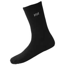 Helly Hansen Everyday Wollsocken - Schwarz - 2Er Pack 67481