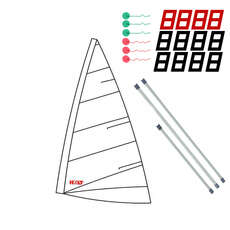 Holt Ilca 4 / Laser 4.7 Replika-Segelpaket