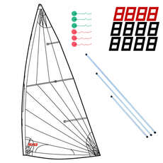 Holt Laser Mk2 Replica Segelpaket