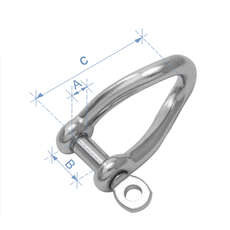 Acier Inoxydable A4 Holt Twisted Chaînes