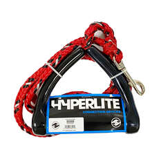 Hyperlite 5-Fuß-Sicherheits-Aksel-Hundeleine - Rot/schwarz