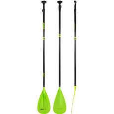 Jobe Fusion Stick 3-Teiliges Carbon / Fiberglas Sup Paddel  - Lime