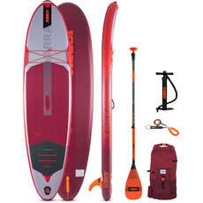 Jobe Yarra 10.6 Aero Aufblasbares Paddle Board Sup-Paket - Rot