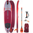 Jobe Yarra 10.6 Aero Aufblasbares Paddle Board Sup-Paket - Rot
