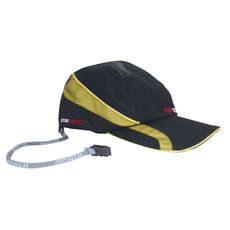 Gul Quick Dry Segeln Cap - Schwarz / Gelb