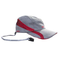 Gul Quick Dry Segeln Cap - Silber / Rot