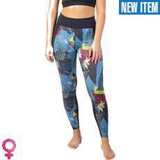 Gul Damen Luna7 2Mm Neoprenanzughose - Tropical/Schwarz