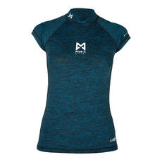 Rashvest À Manches Courtes Cube Femme Magic Marine 2023 - Bleu Foncé Mêlée Mm081012