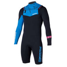 Mystic Crossfire ND 3/2 Kitesurfing Shortleg Longarm 2014 - Blue