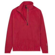 Musto Evolution Veste Demi-Zip Microfleece Essential - True Red