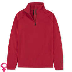 Musto Damen Evolution Half Zip Fleece Jacke - True Red