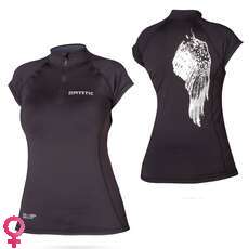 Diva Mystic Shortsleeve Womens Rashvest - Nero