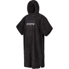 Mystic Poncho / Fleece / Wickelgewand  - Schwarz