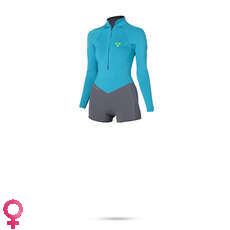 Mystic Damen Diva 3 / 2Mm Gbs Langarm Fz Super Shorty - Teal Mystic Damen Diva 3 / 2Mm Gbs Langarm Fz Super Shorty - Teal