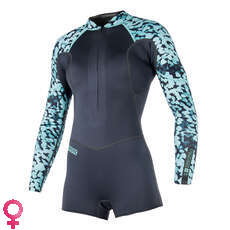 Mystic Femmes Diva 3 / 2Mm Longarm Front-Zip Shorty - Gris