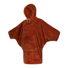 Mystic Womens Teddy Poncho / Wickelgewand  - Rusty Red 210340