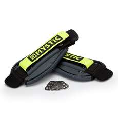 Mystic Kitesurfing Footstrap Verstellbares Set - Gelb