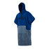 Mystischer Poncho / Fleece / Wickelrobe - Navy2
