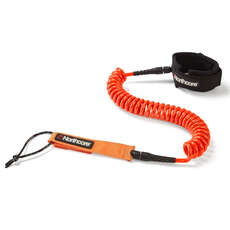 Northcore Coiled Sup Leash 10' X 8Mm  - Orange