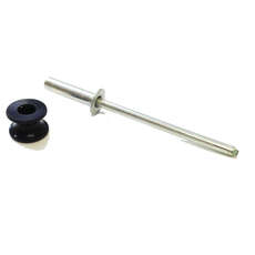 Optiparts Optimist Pin Stopp Niederholer Button - Black & Black Gold Spars